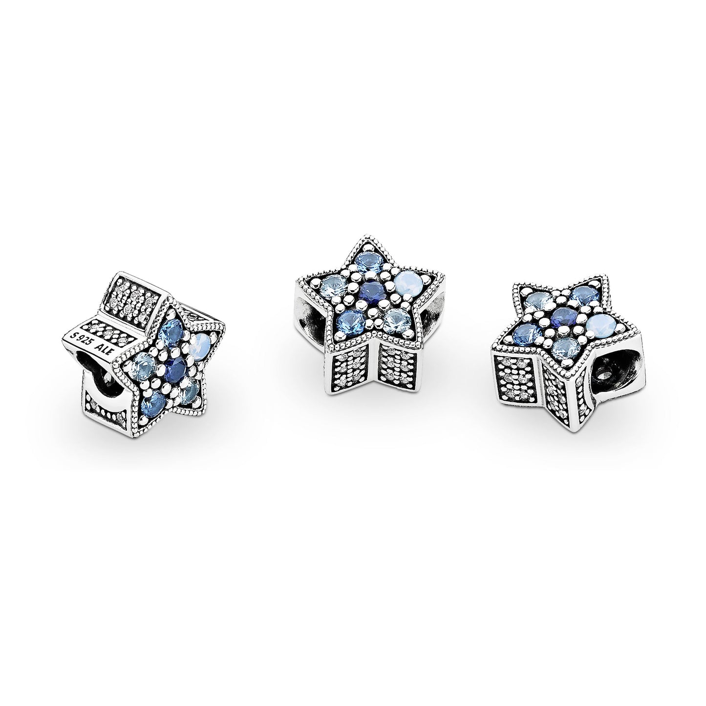 Bright Blue Star Charm