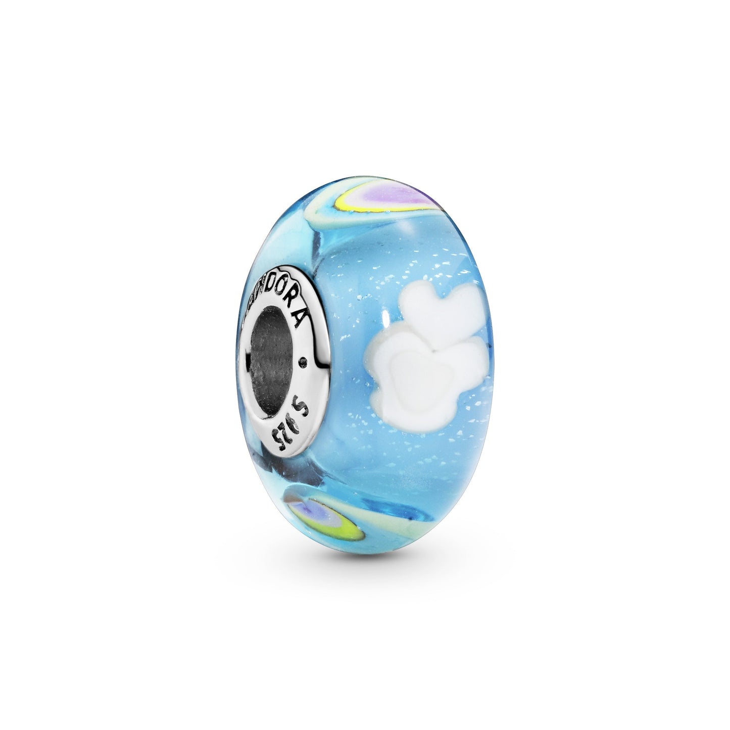 Rainbow Murano Glass Charm