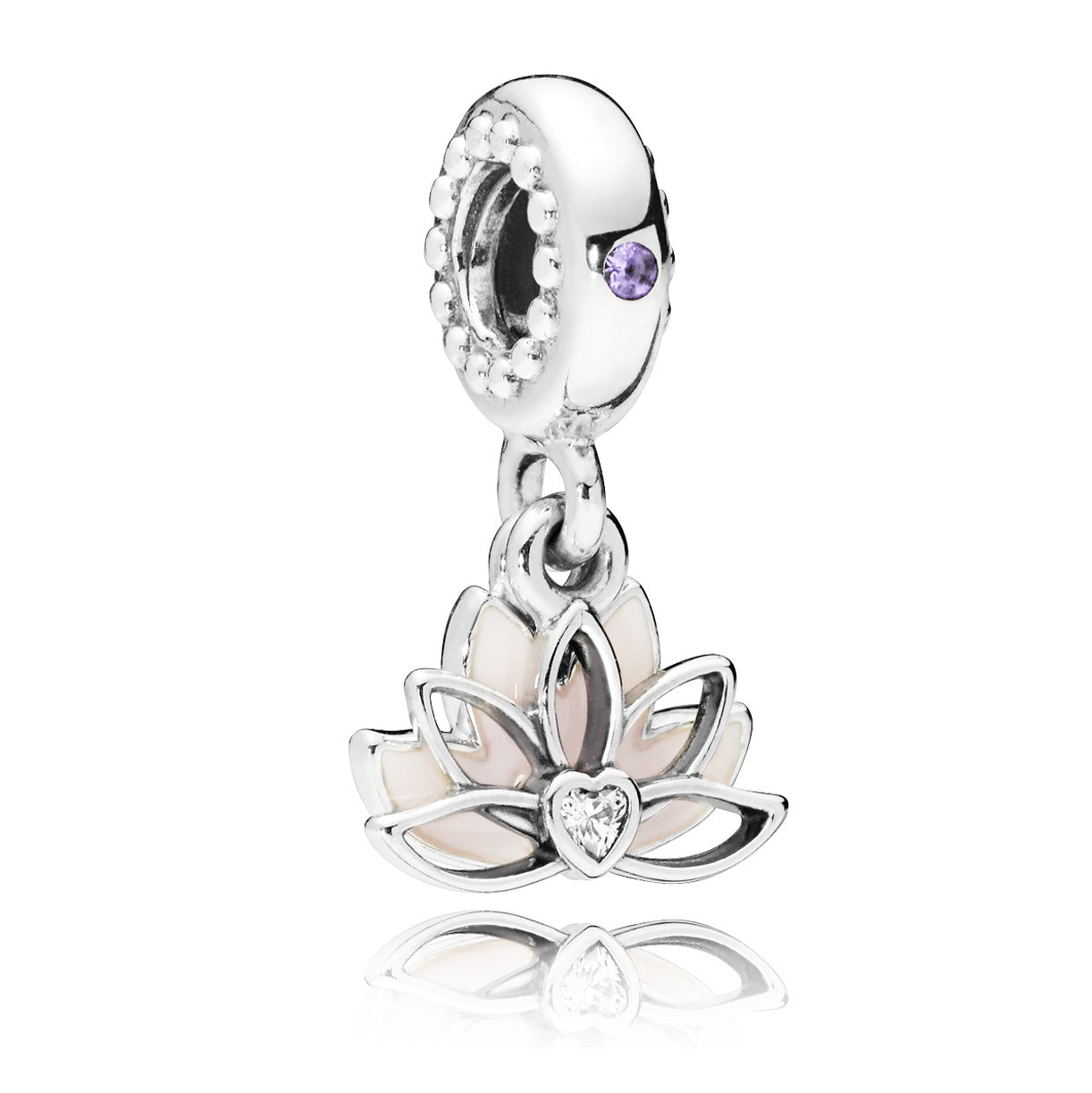 Lotus Flower Dangle Charm