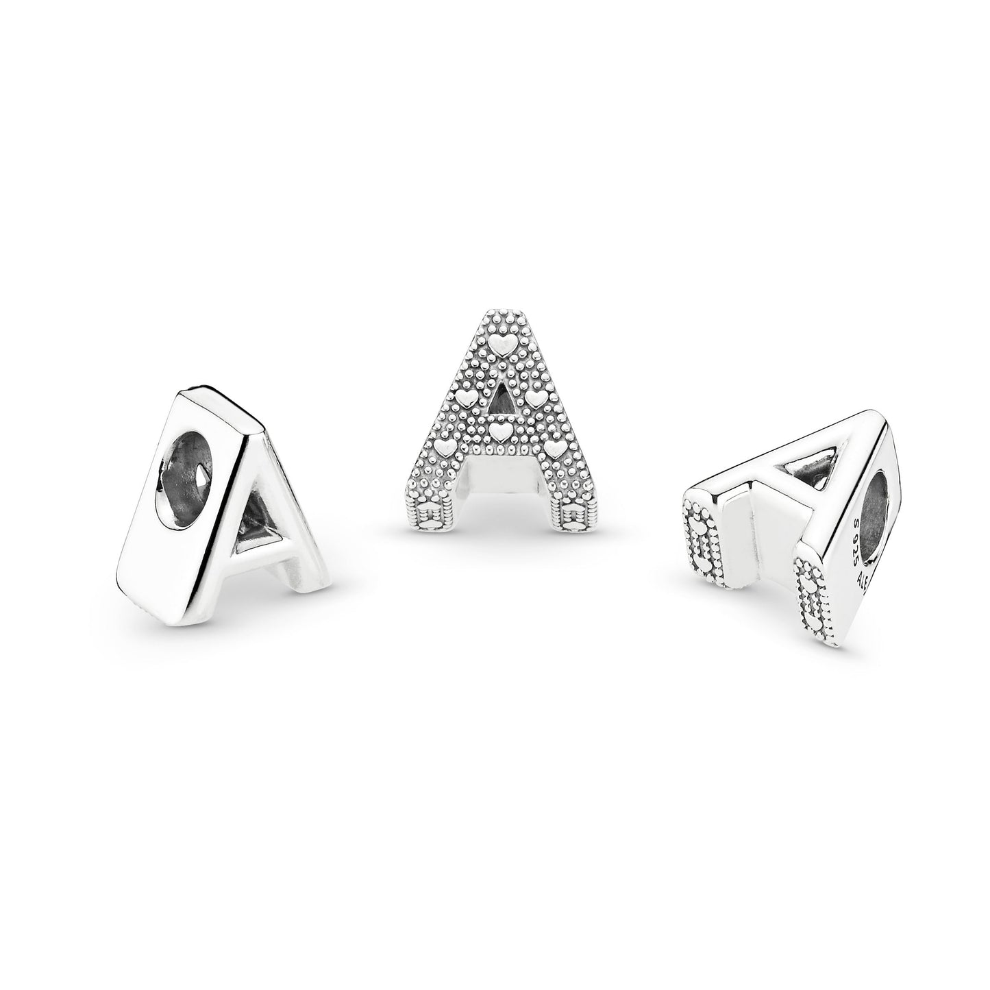 Letter A Alphabet Charm