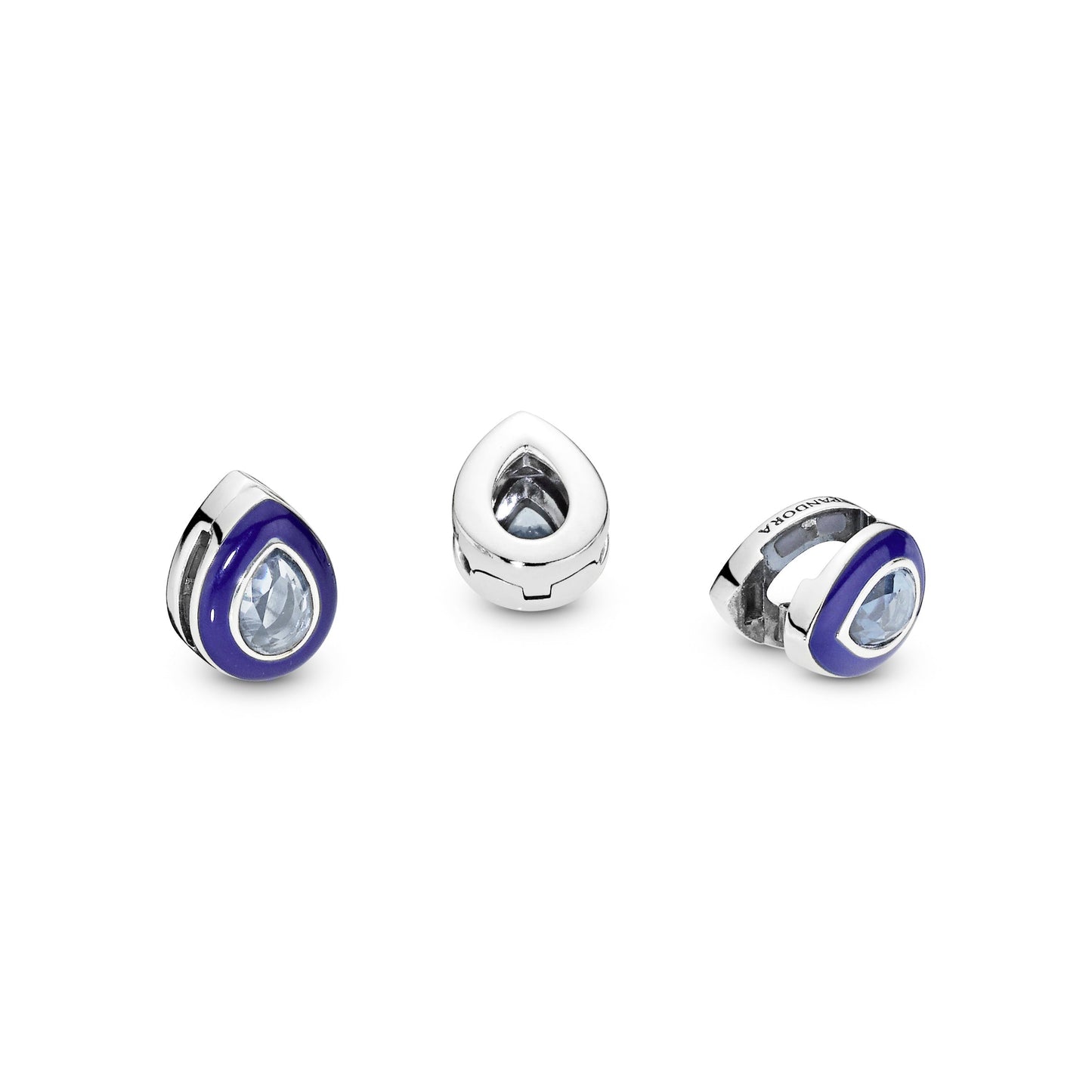 Blue Teardrop Charm