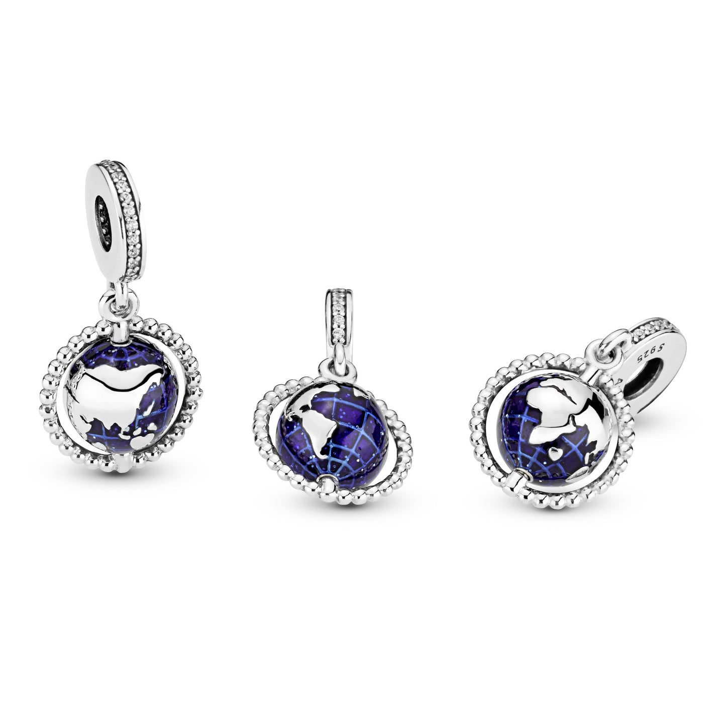 Spinning Globe Dangle Charm
