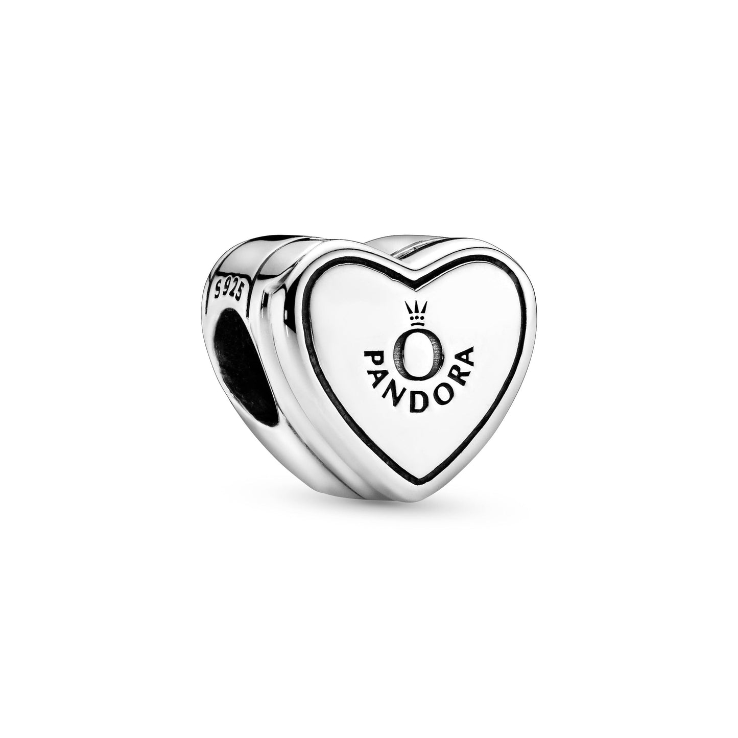 Pandora Logo Yes! Heart Charm