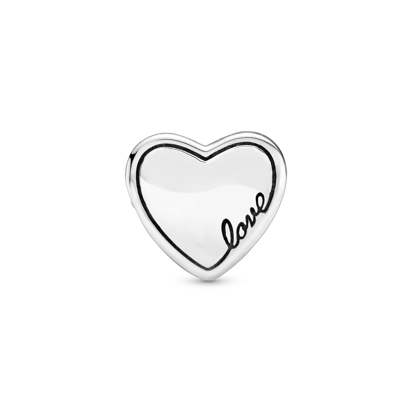 Pandora Logo Yes! Heart Charm