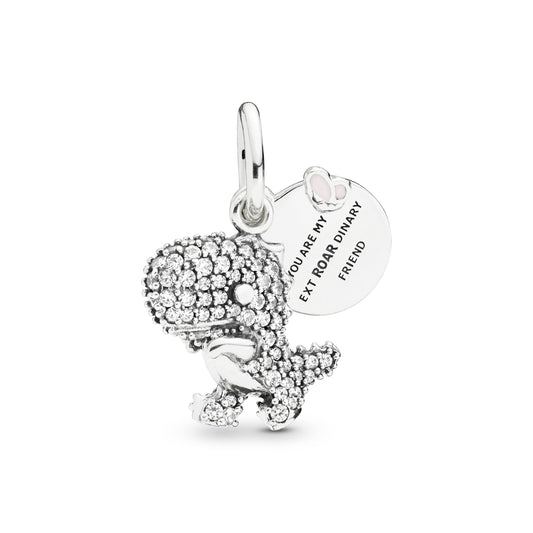 Pavé Dinosaur Dangle Charm