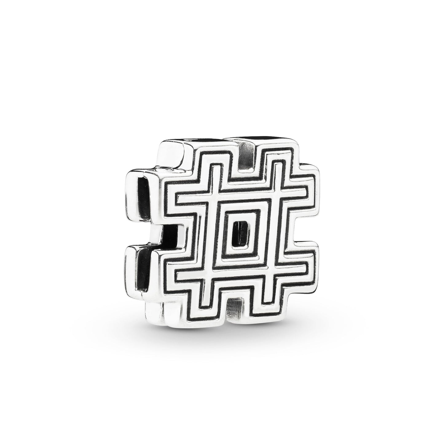 Hashtag Symbol Clip Charm