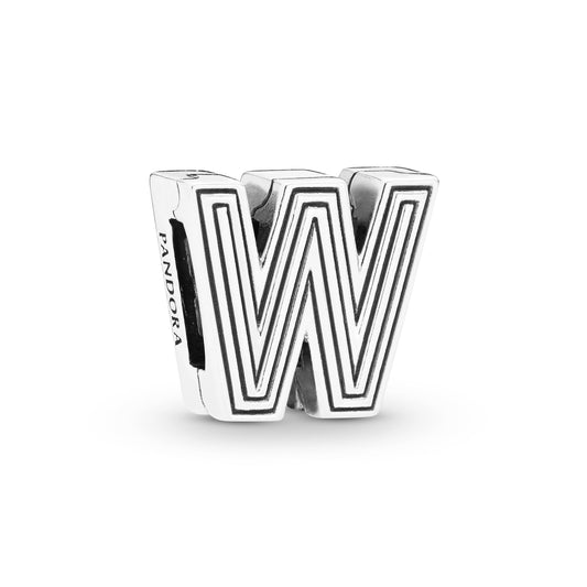 Letter W Clip Charm