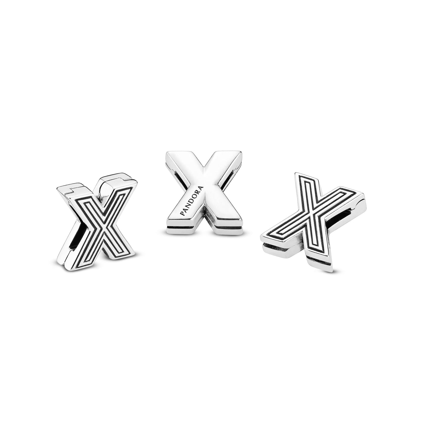 Pandora Reflexions Letter X Clip Charm
