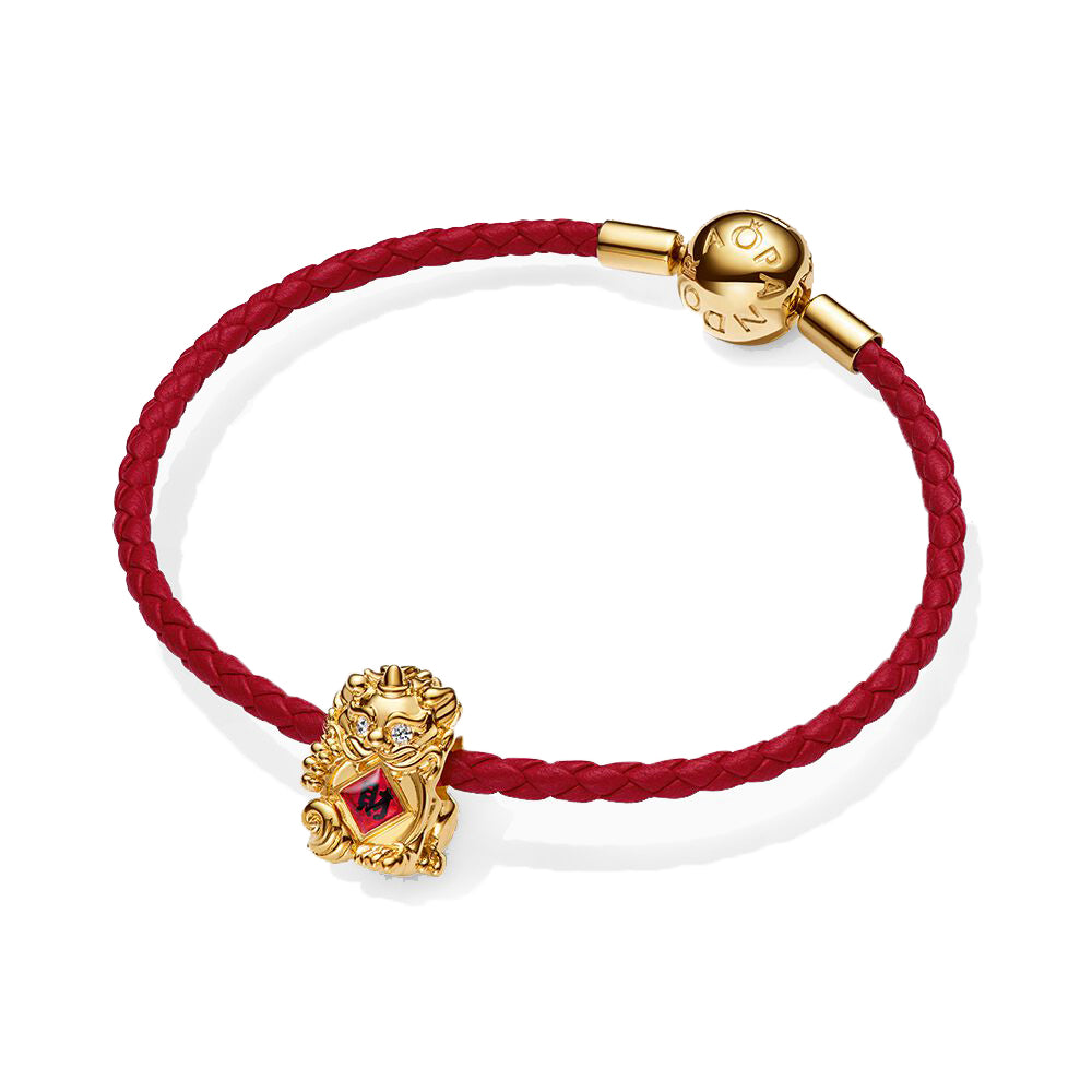 Chinese Fortune Charm and Bracelet Set