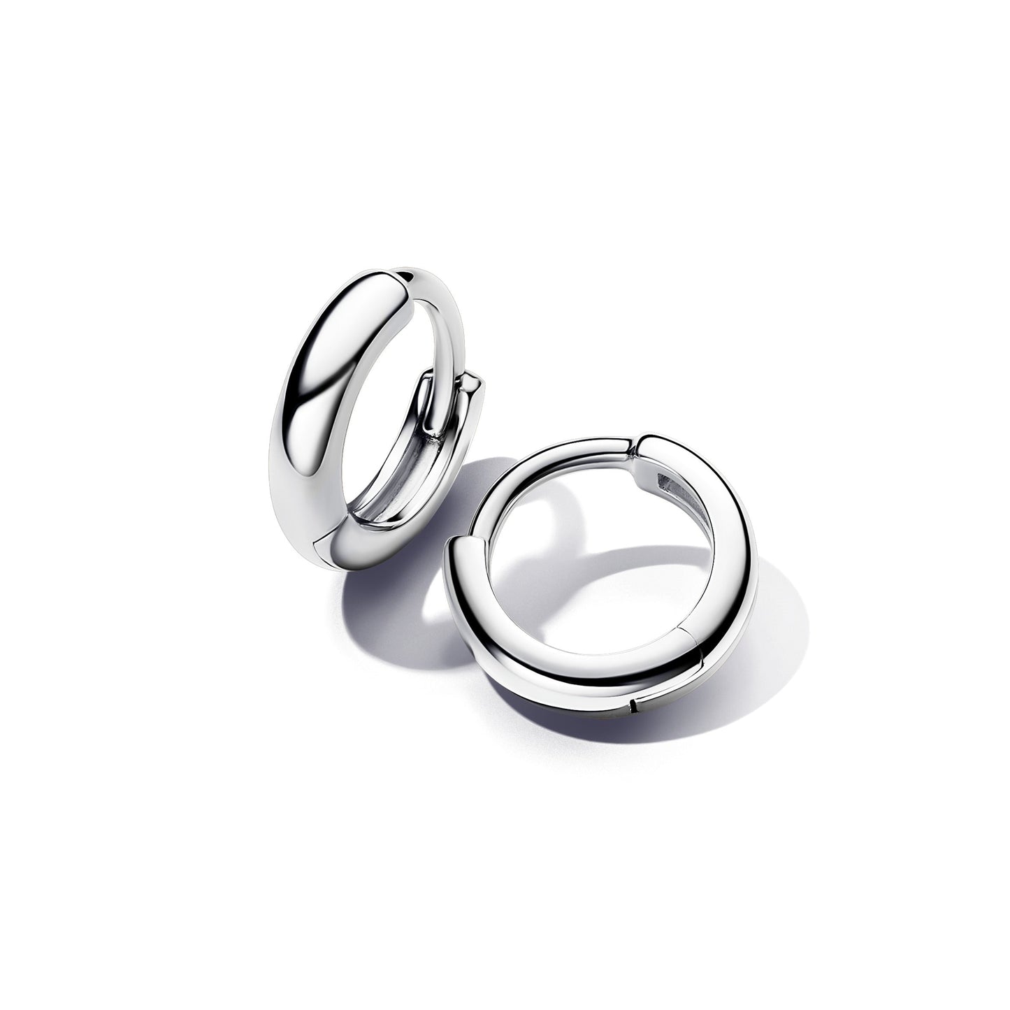 Round Hoop Earrings