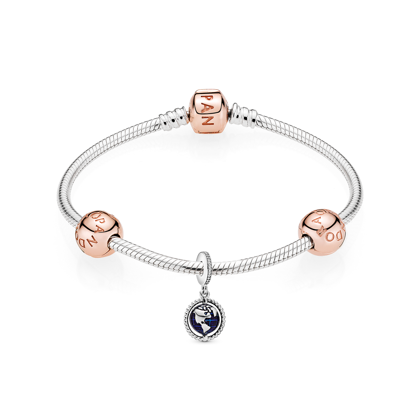 Travel the World Bracelet and Charms Set