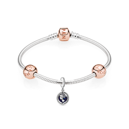 Travel the World Bracelet and Charms Set